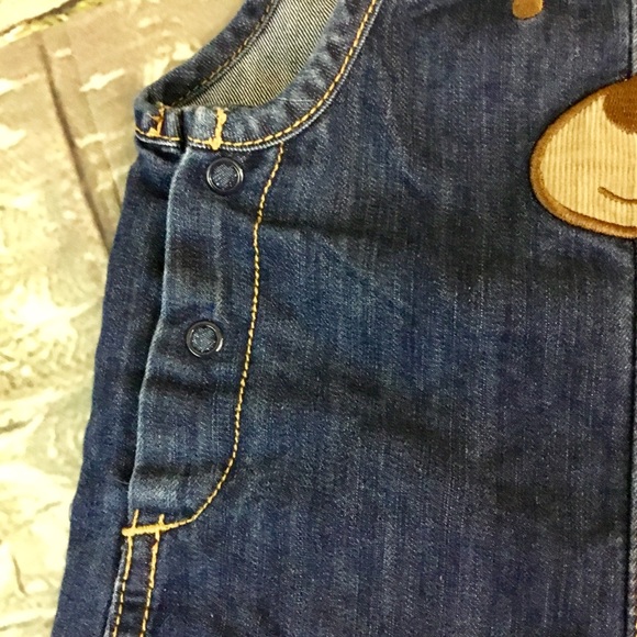 3/$20 Koala Kids Denim Color Bear Overalls - Picture 5 of 8